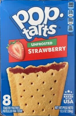 Unfrosted Strawberry Toaster Pastries