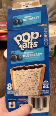 Frosted Blueberry Flavored Toaster Pastries