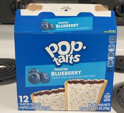 Frosted Blueberry Flavored Toaster Pastries