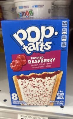 Frosted Raspberry Flavored Toaster Pastries