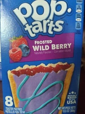 Frosted Wild Berry Flavored Toaster Pastries