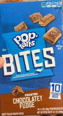 Frosted Chocolatey Fudge Tasty Filled Pastry Bites