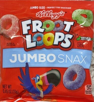 Natural Fruit Flavors Jumbo Snax Cereal