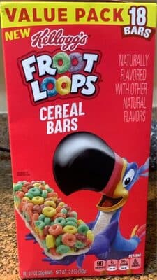 Froot Loops Flavored Cereal Bars