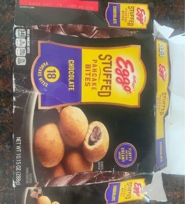 Chocolate Stuffed Pancake Bites