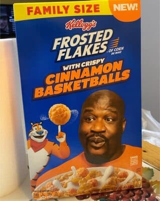 Frosted Flakes Corn with Crispy Cinnamon Basketballs Cereal