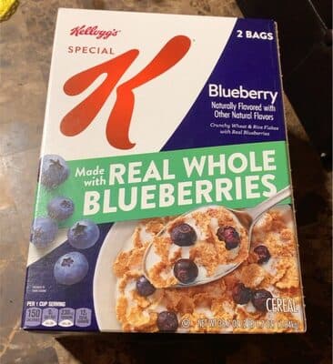 Blueberry Flavored Cereal