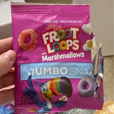 Froot Loops with Marshmallows