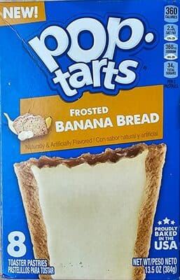 Frosted Banana Bread Toaster Pastries