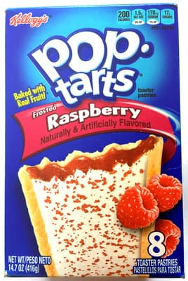 Frosted Raspberry Flavored Toaster Pastries