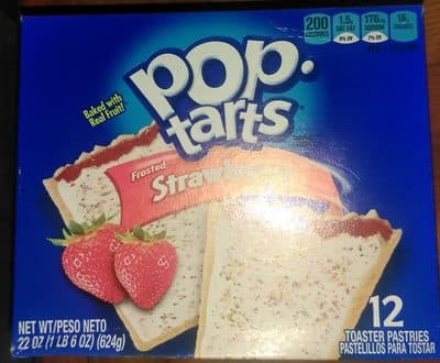 Frosted Strawberry Toaster Pastries