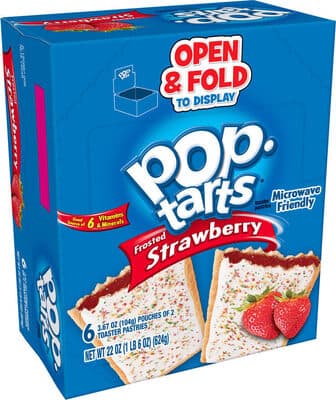 Frosted Strawberry Toaster Pastries