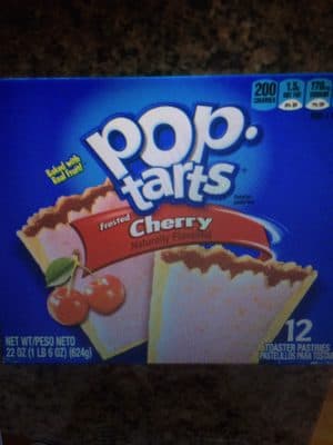 Frosted Cherry Flavored Toaster Pastries