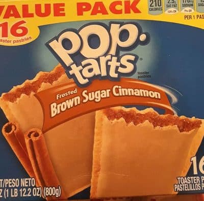 Frosted Brown Sugar Cinnamon Toaster Pastries
