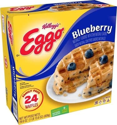 Blueberry Flavored Waffles