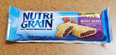 Mixed Berry Flavored Soft Baked Breakfast Bars