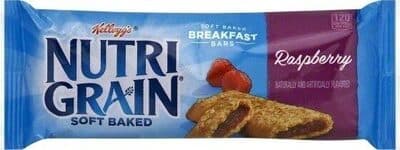 Raspberry Flavored Soft Baked Breakfast Bar