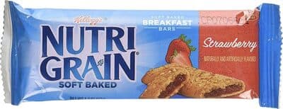 Strawberry Flavored Soft Baked Breakfast Bars