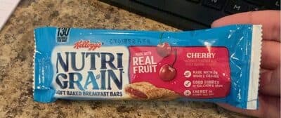 Cherry Flavored Soft Baked Breakfast Bars