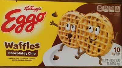 Chocolatey Chip Flavors Waffles