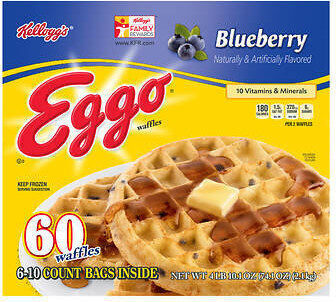 Blueberry Flavored Waffles