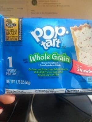 Frosted Strawberry Toaster Pastry