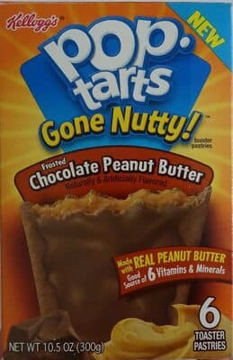 Frosted Chocolate Peanut Butter Flavored Toaster Pastries