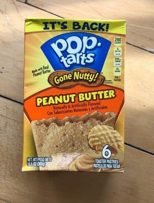 Peanut Butter Flavored Toaster Pastries