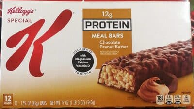 Chocolate Peanut Butter Flavored Protein Meal Bars