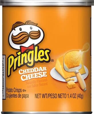 Cheddar Cheese Flavored Potato Crisps Grab & Go! Stack