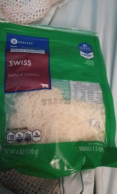 Fancy Shredded Swiss Natural Cheese