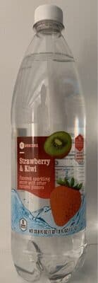 Strawberry & Kiwi Flavored Sparkling Water