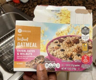 Raisin, Dates & Walnuts Instant Oatmeal