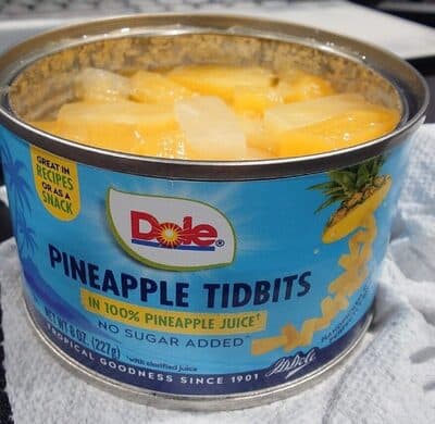 Pineapple Tidbits In 100% Pineapple Juice