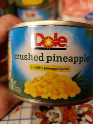 CRUSHED PINEAPPLE IN 100% PINEAPPLE JUICE