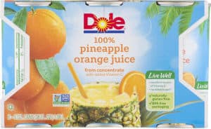 100% Pineapple Orange Juice From Concentrate