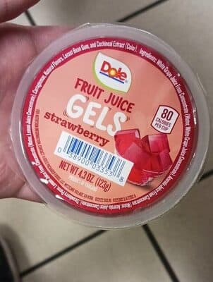 Dole Juice gels