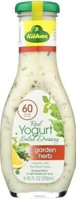 GARDEN HERB REAL YOGURT SALAD DRESSING, GARDEN HERB