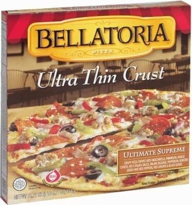 Ultra Thin Crust Pizza, Ultimate Supreme