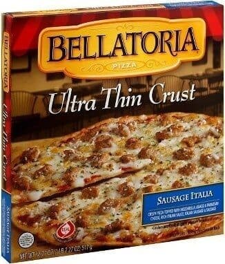 Ultra Thin Crust Sausage Italia Pizza