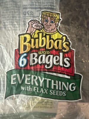 Slice Bagels, Everything with Flax Seeds