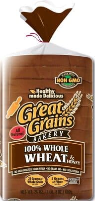 100% Whole Wheat & Honey