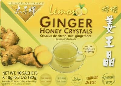 Lemon Ginger Honey Crystals