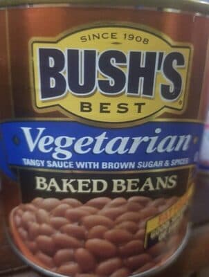 Vegetarian Fat Free Tangy Sauce with Brown Sugar & Spices Baked Beans