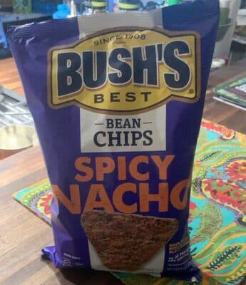Spicy Nacho Flavored Bean Chips