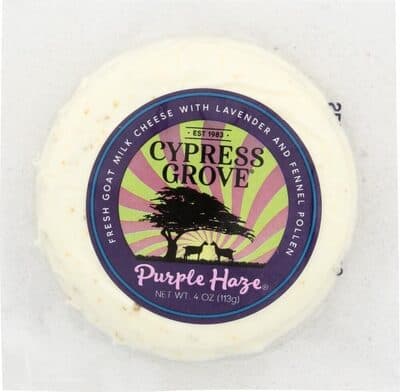 Fresh Goat Milk Cheese With Lavender And Fennel Pollen