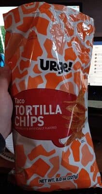 Urge taco tortilla chips