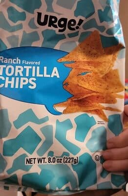Ranch flavored tortilla chips