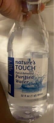Pure and refreshing purified water