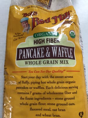Organic High Fiber Pancake & Waffle Whole Grain Mix